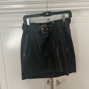 Topshop Leather Skirt